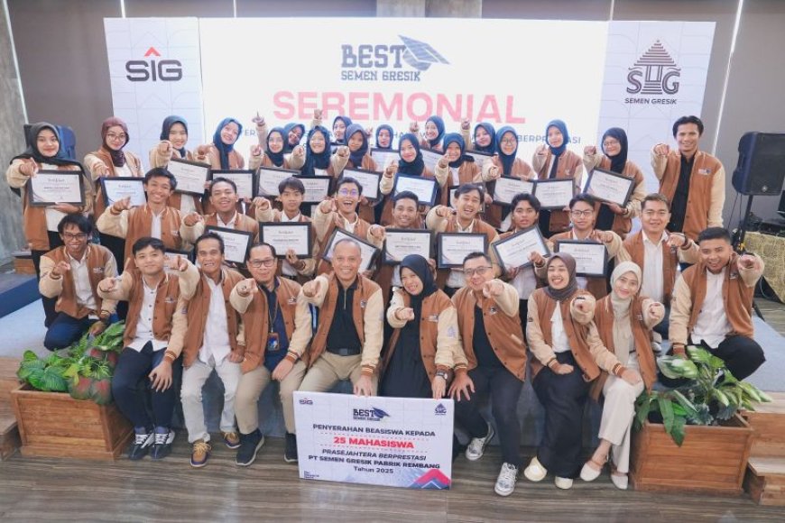 Dukung Asta Cita, Semen Gresik salurkan beasiswa ke mahasiswa