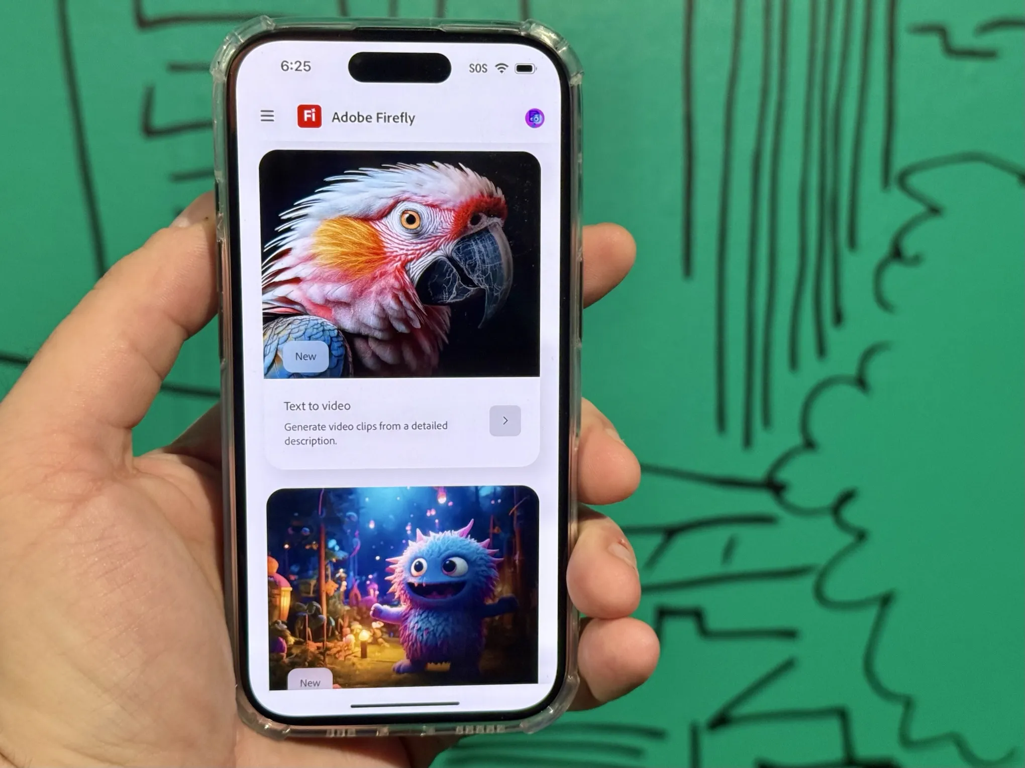 Adobe Firefly di Android dan iOS