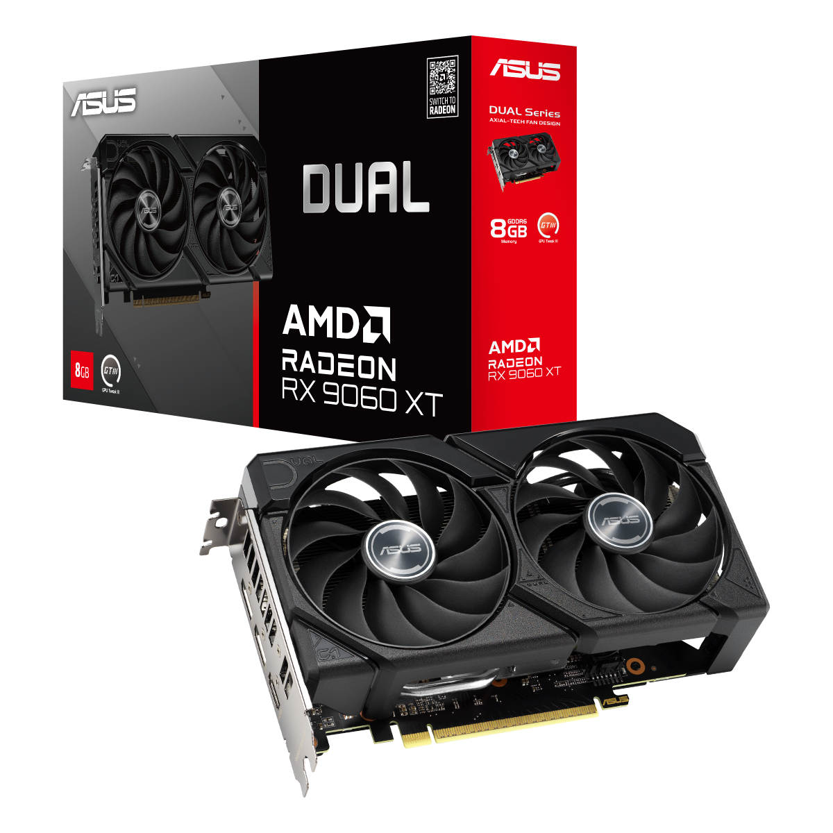 ASUS Luncurkan Radeon RX 9060 XT untuk TUF Gaming, Prime, dan ASUS Dual 15 ASUS Dual Radeon RX 9060 XT 8GB GDDR6