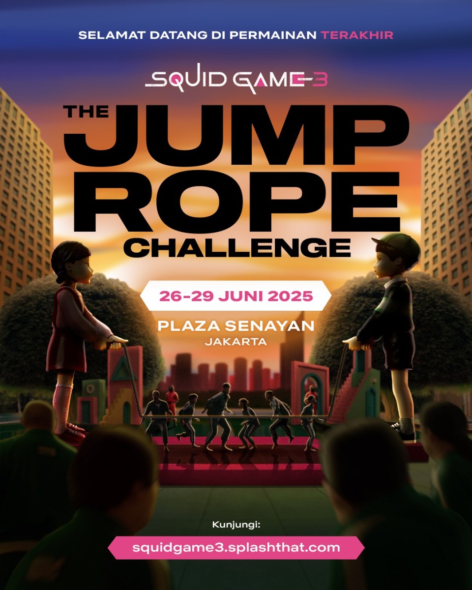 The Jump Rope Challenge hadir di Jakarta sambut Squid Game Season 3